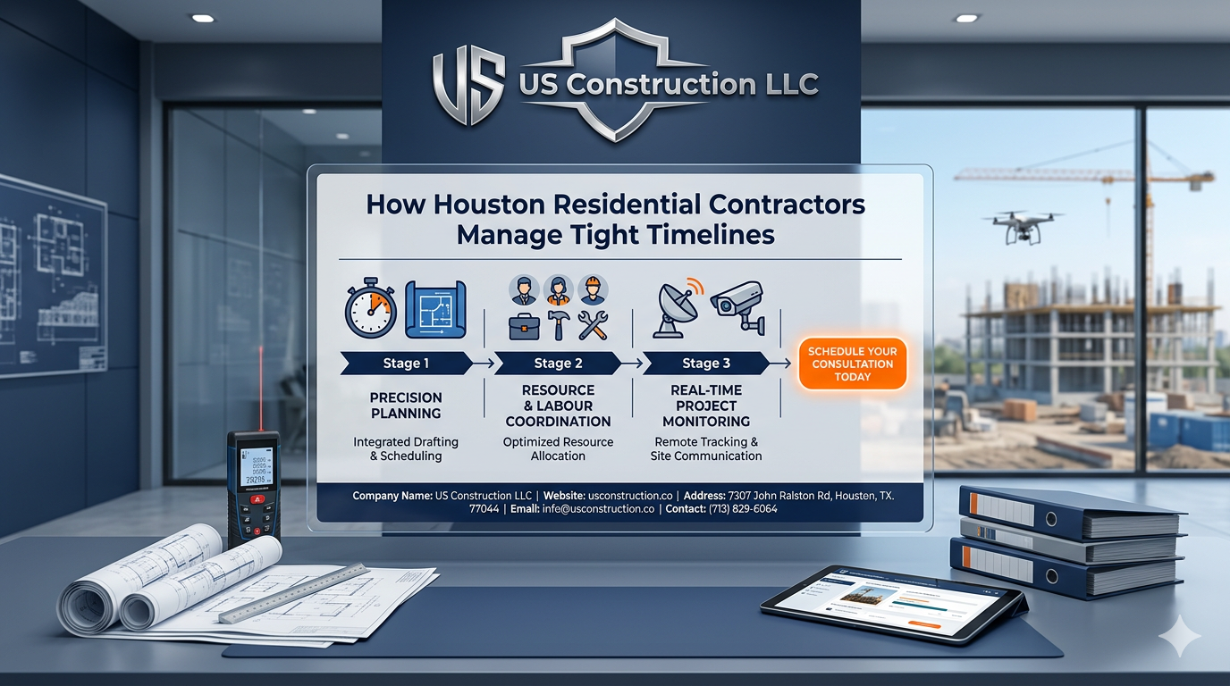 How Houston Residential Contractors Manage Tight Timelines